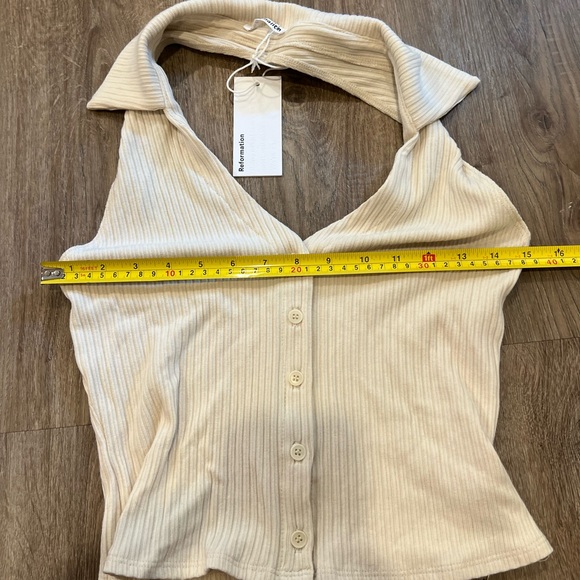 NWT Reformation Bryleigh Knit Top - Picture 6 of 7
